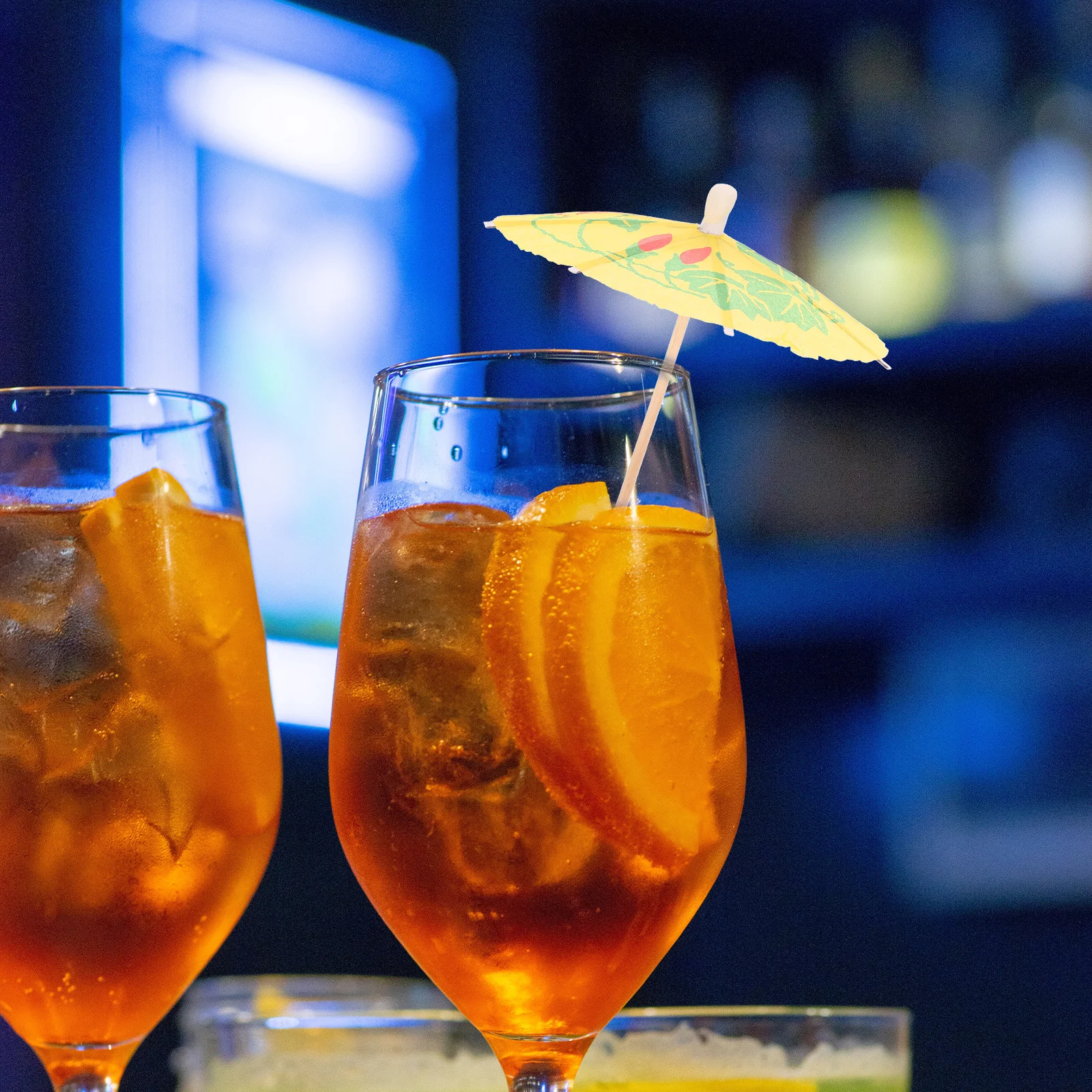 

50Pcs Drink Parasol Picks Cute Cocktail Umbrellas Colorful Flower Design Paper Mini Umbrellas for Party Cupcake Cake Dessert