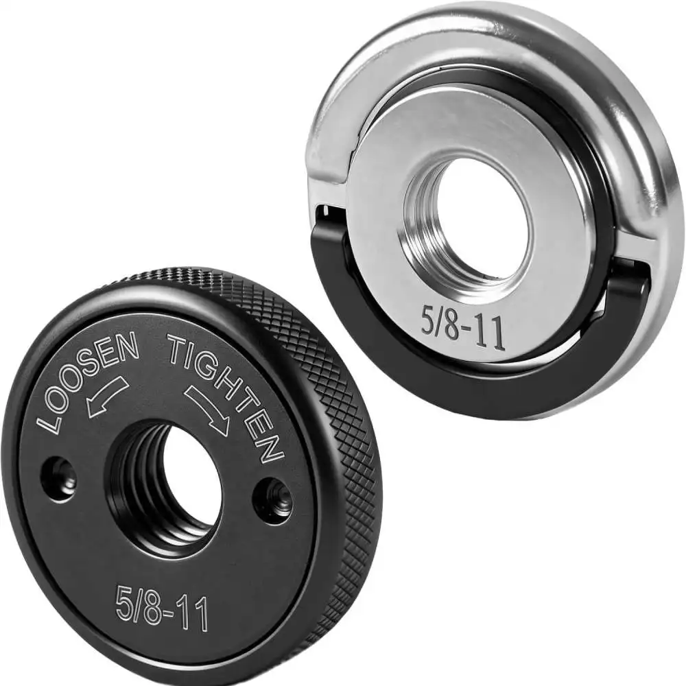 Angle Grinder Quick Release Nut M14 M10 5 8 11 Locking Flange Plate Accessory Self Locking Clamp Tool Change Adapter