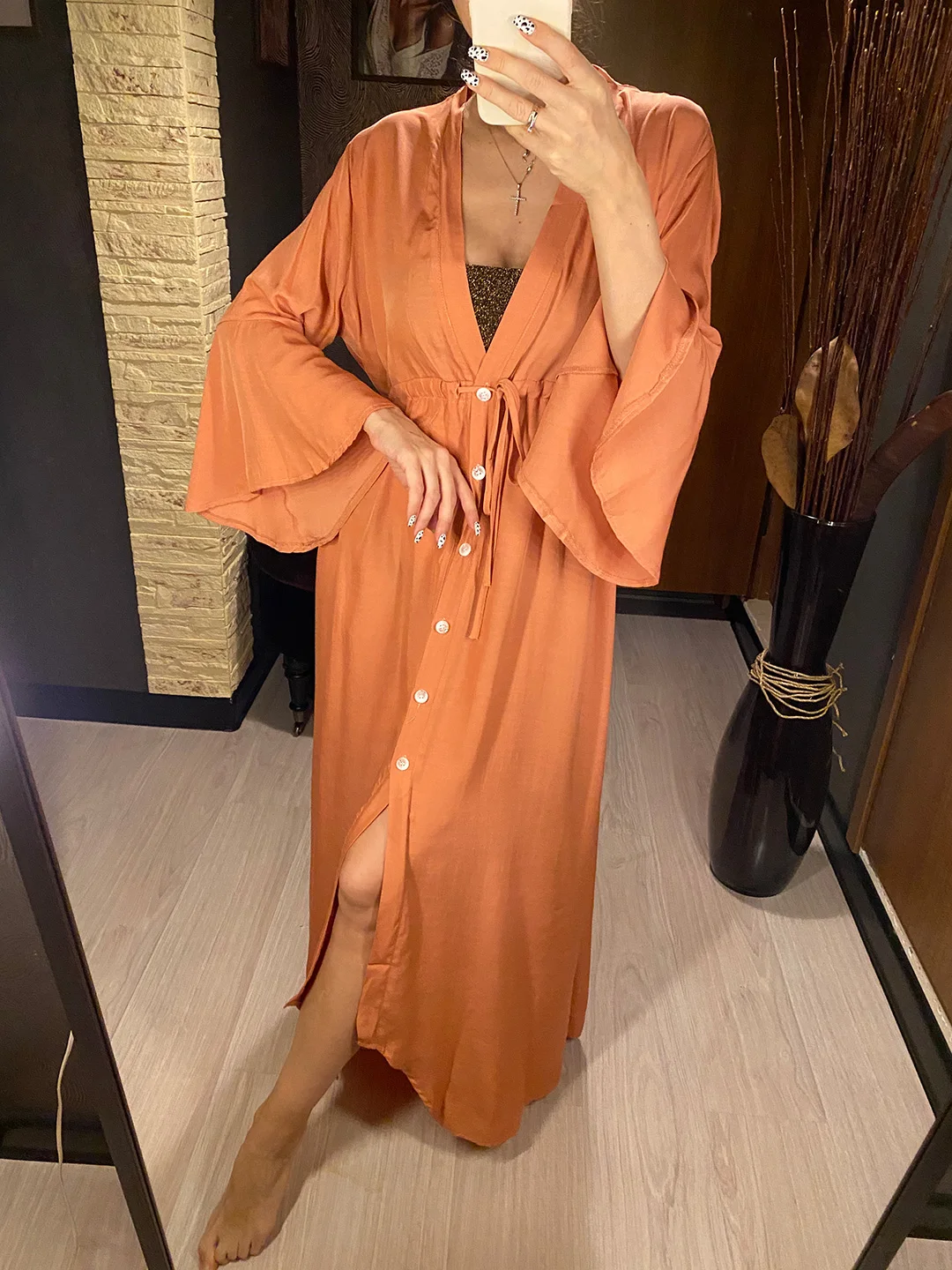 Neues, verführerisches, langes Maxikleid für den Strand, Damen-Strandkleid, Tunika, Pareo, weißes Kleid mit V-Ausschnitt, Robe, Strandbekleidung, Bikini-Strandkleid V2623 – Detail 12