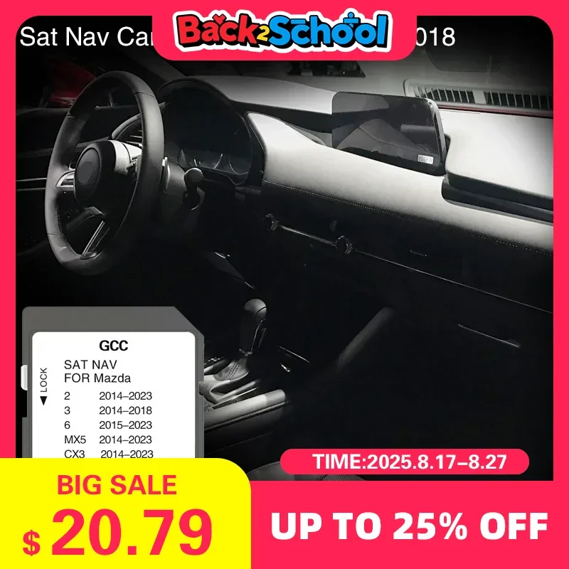 

Для Mazda 3 2014 2015 2016 2017 2018 Автомобильный SD GPS-навигатор Карта Sat Nav Обложка карты памяти General GCC Gulf Area Ближний Восток