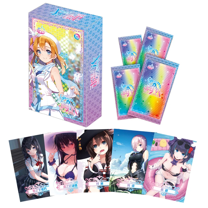 Wholesales Anime Beauties/Goddess Story Collection Cards Waifu Box Swimsuit TCG Booster Girl Party Game Table Board Christmas