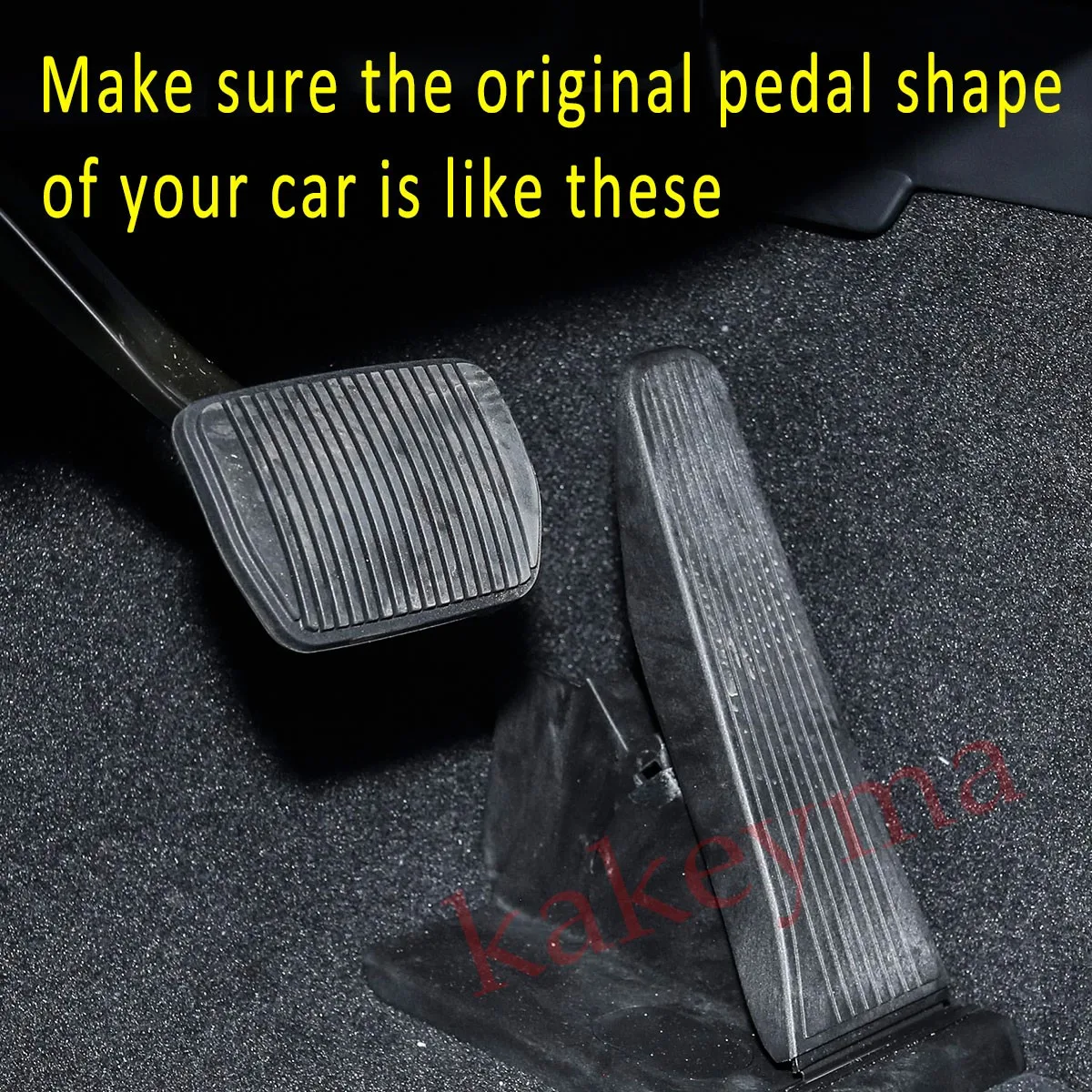 Brake Gas Pedal Accelerator Foot Pad No Drill Cover For Ford Explorer 2020 2021 Stainless Steel Accessories 2PCS