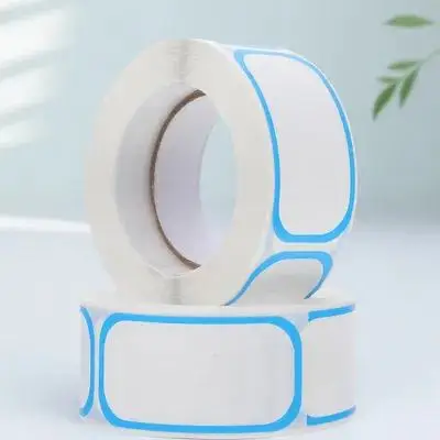 2 Rol Stiker Label Makanan Polos Label Serbaguna Perekat Diri