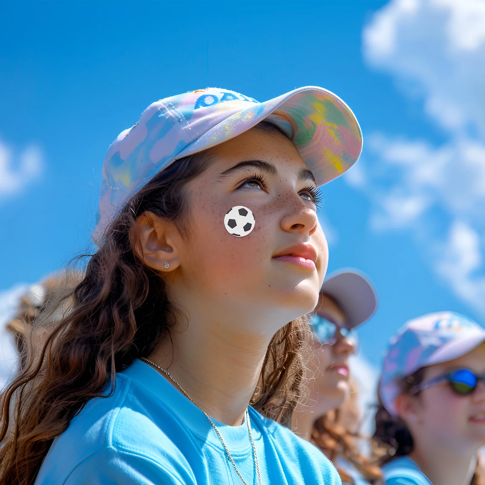 

300Pcs Football Stickers Bulk Self-Adhesive Decorative Labels for DIY Scrapbooking Greeting Cards Journals Laptop Gift Packaging