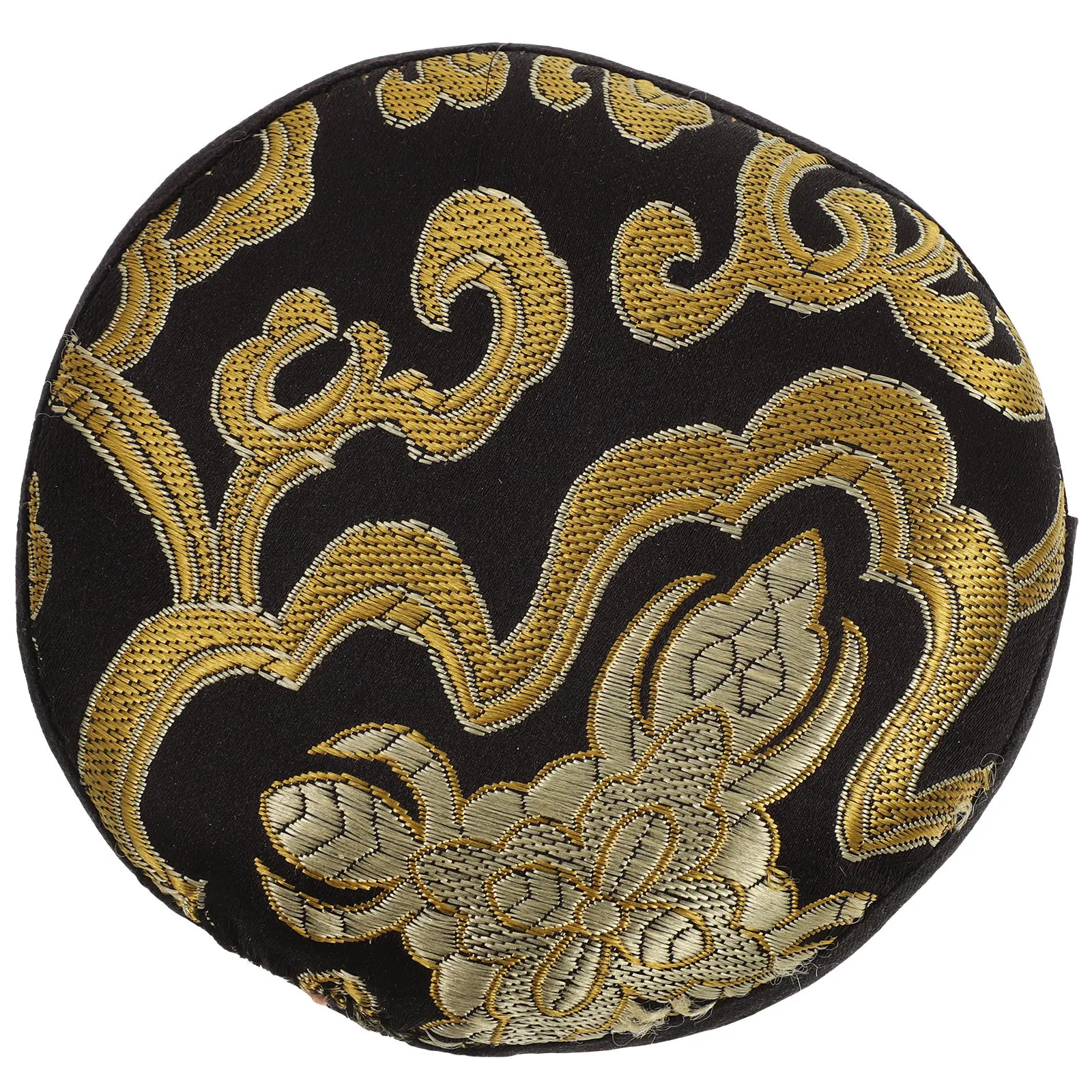 Picture 6: Sound Bowl Mat Craft Elegant Traditional Design Singing Bowl Cushion for Buddhist Supplies Temple Accessories Meditation Comfort
