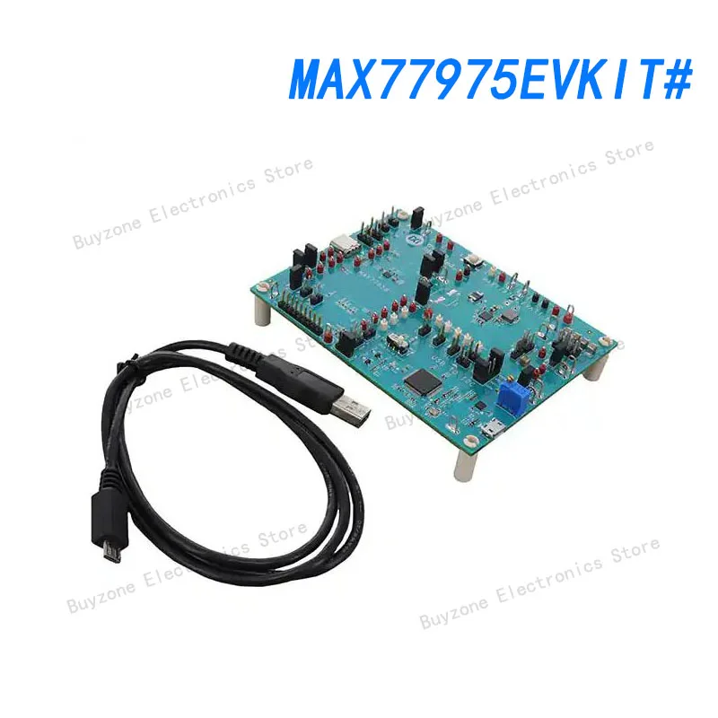 

MAX77975EVKIT# Evaluation board, MAX77975, power management, lithium-ion battery charger