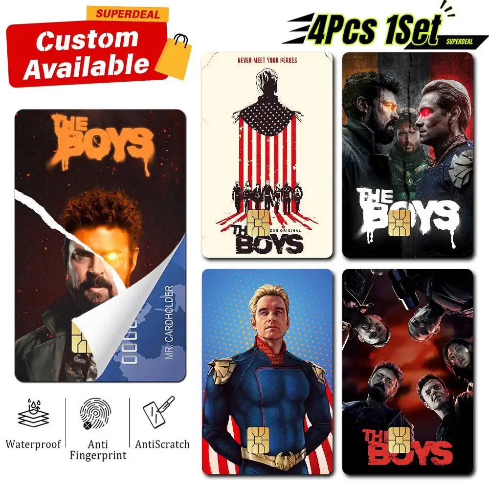 

Homelander TV-The BOYS Card Stickers for Bank Access Protective Waterproof Film Cover Sticker Gift