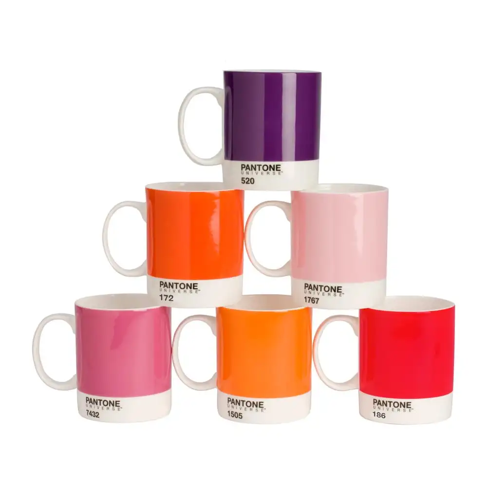 Pantone Universe Bone China Coffee Mug Designer Simple Birthday Gift Christmas