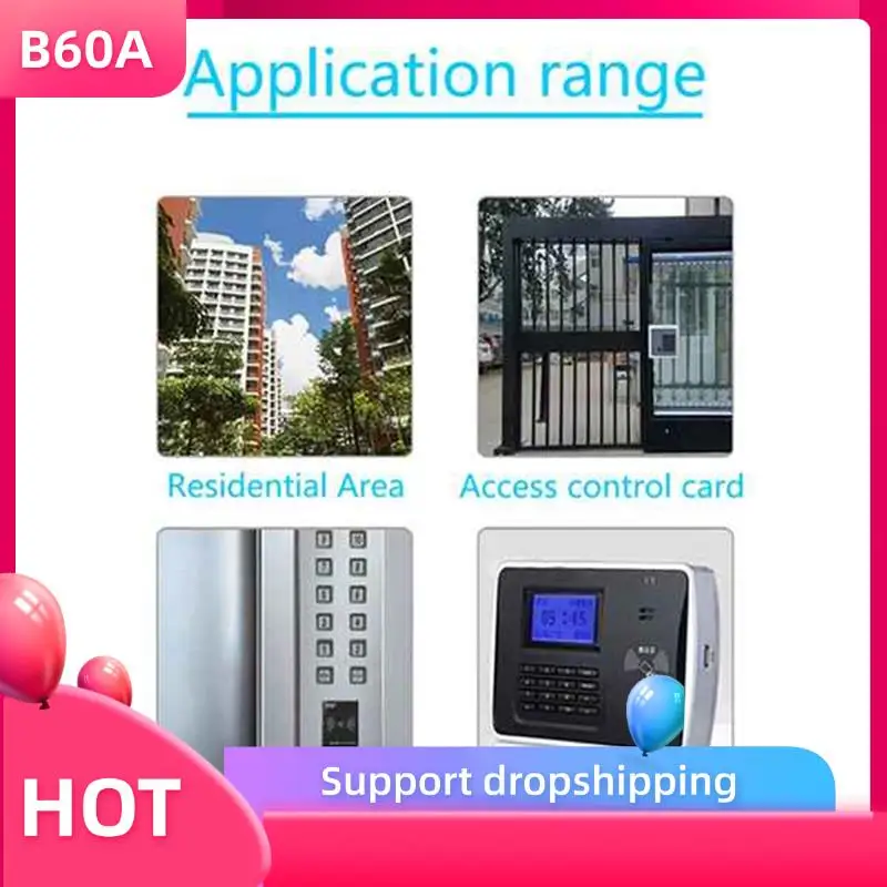 

B60A 5-полосный NFC смарт-чип/запись + 2 брелокаCUID 125K 13,56 м копировальный аппарат HID Дубликатор метки клон ID IC брелок для копирования ключей