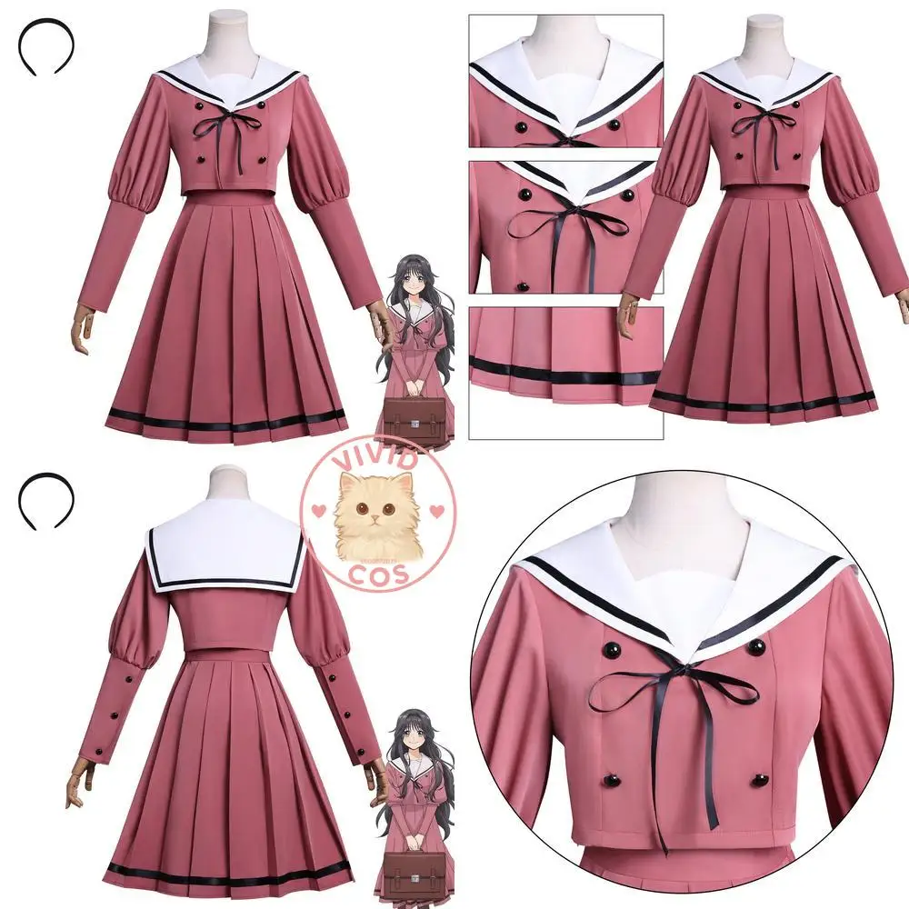 Il fiore profumato fiorisce con la dignità Costume cosplay Anime Kaoruko Waguri Abito carino Gioco di ruolo Donna Anime Con Halloween
