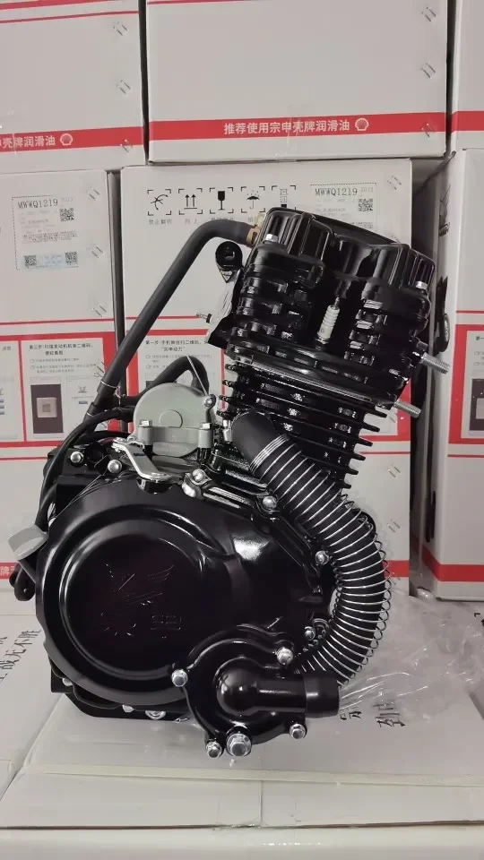 Brand New Genuine Zongshen Motorcycle/Tricycle Engine [Mid-Shaft 300 Water-Cooled 1 Cylinder] Original Factory