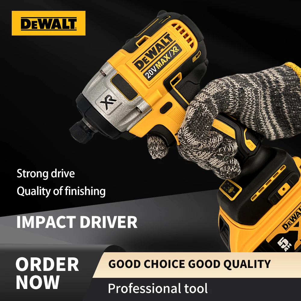 Dewalt DCD887 Brushless Electric Dril Impact Driver With 18V Lithium Battery Cordless Motor LED Light Screwdriver Power Tool