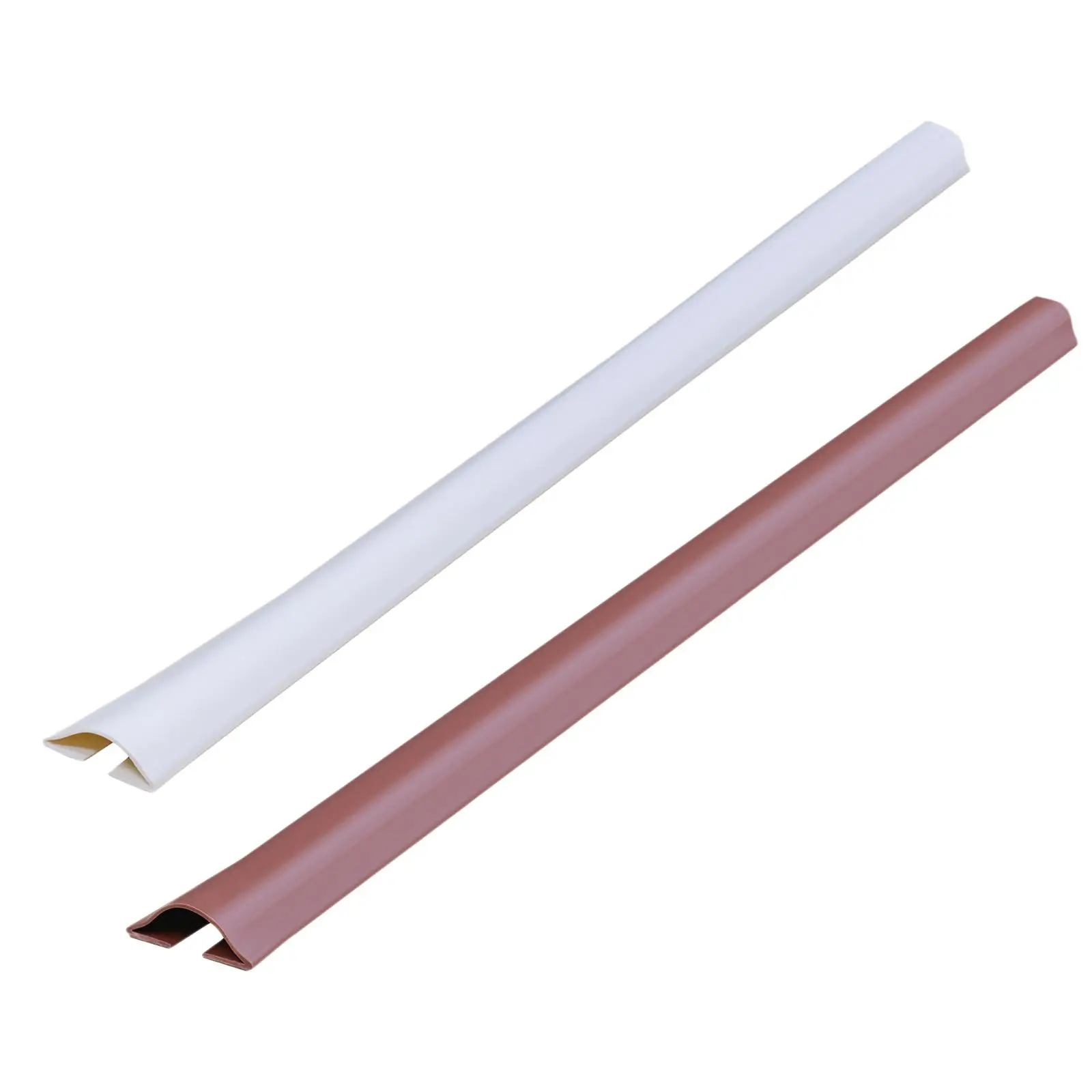 door Bottom Seal Strip Draft Guard PVC Dust Blocker Weather Stripping 35inch Self Adhesive for Large Gap Insulation