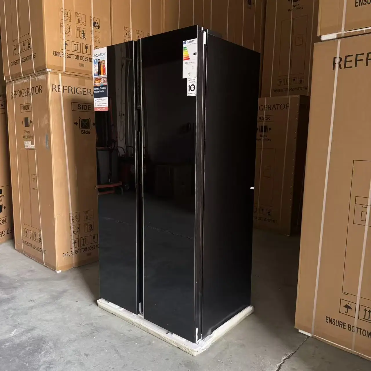 Large capacity air-cooled frost-free frequency conversion door refrigerator LG-MK691WBP