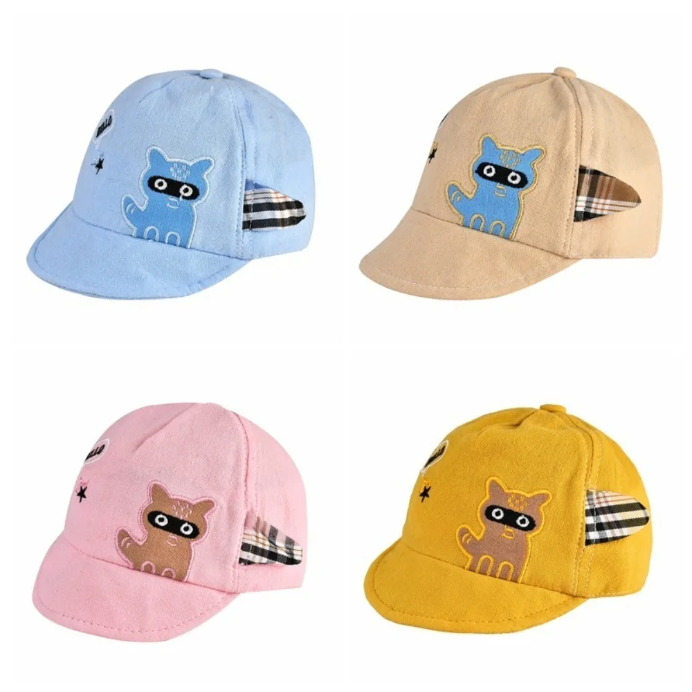 

Spring Summer Cartoon Baby Baseball Cap Kids Boys Girls Sun Hat Outdoor Toddlder Peaked Caps Sun Protection Sunshade Hat