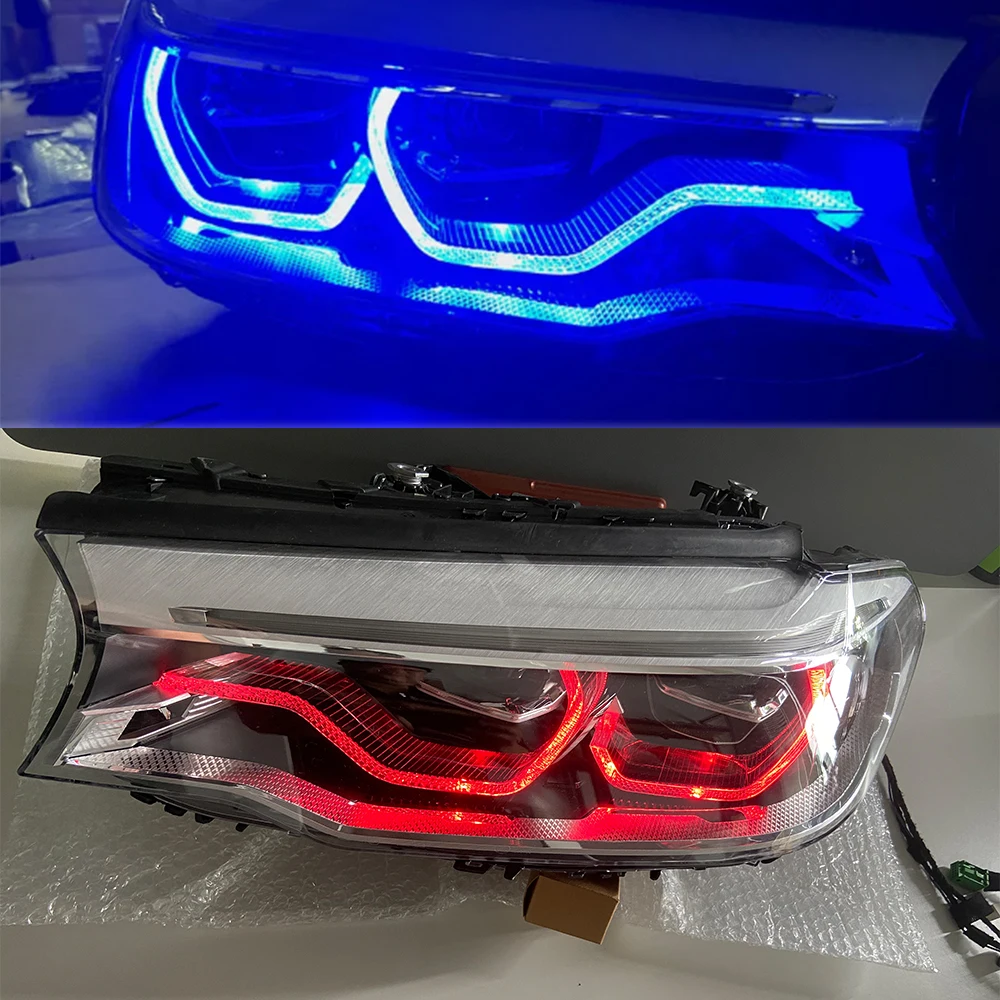 Ice Blue Red Yellow DRL Daytime Lights LED Modules For BMW 5 Series G30 G31 F90 M5 530i 540i 540dX 530e 530eX Daylight Refit