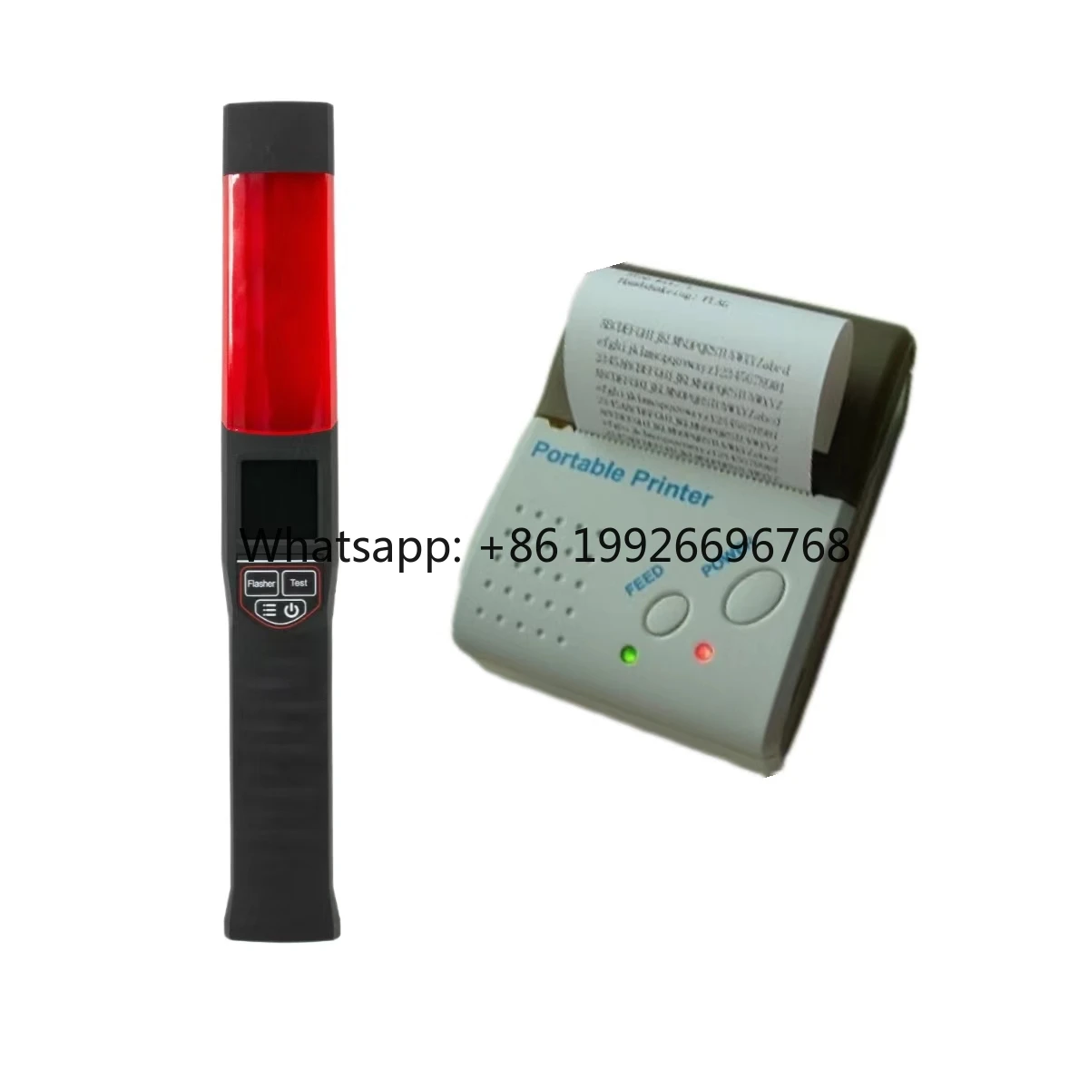 

Customizable 1.44 Inch LCD Screen Fuel Cell Sensor Can Connect Printer Advanced Professional Quick Measurement Alcohol Tester