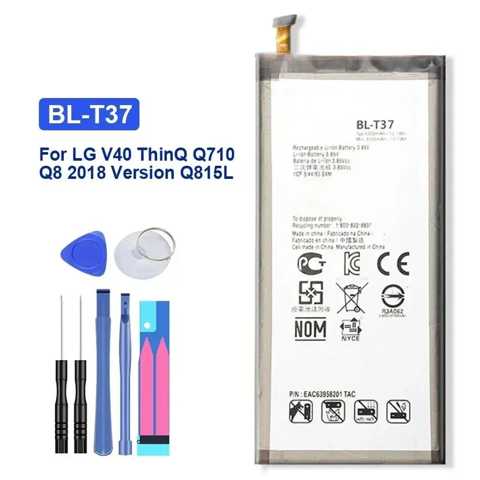 Battery For LG V20 Stylus3 V10 V30 V30+ V30A V40 V50 G7 G7+ ThinQ G3 G4 G5 K7 K8 K10 K20 Plus Leon Tribute 2 5 Optimus LTE III 3