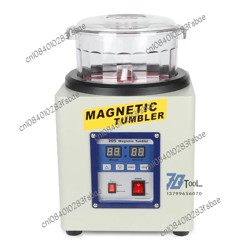 205 Magnetic Polishing Machine To Get Rid of Flying Edge, Burr Stainless Steel Gold, Silver and Copper Jewelry Grinding Machine