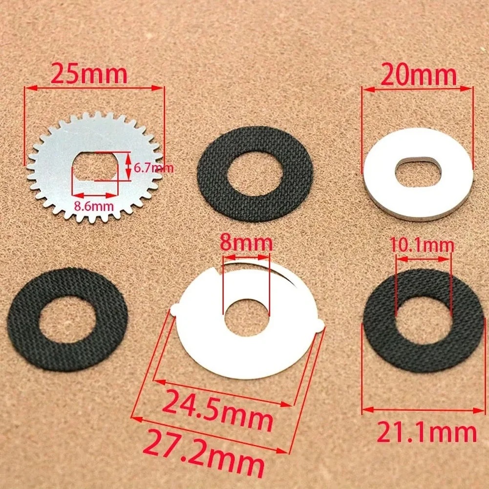 /Carbon /Fiber /Baitcasting Reel Drag Washer Clicker Upgrade 25mm For Left Right Hand Fishing Spool Brake System Accessories