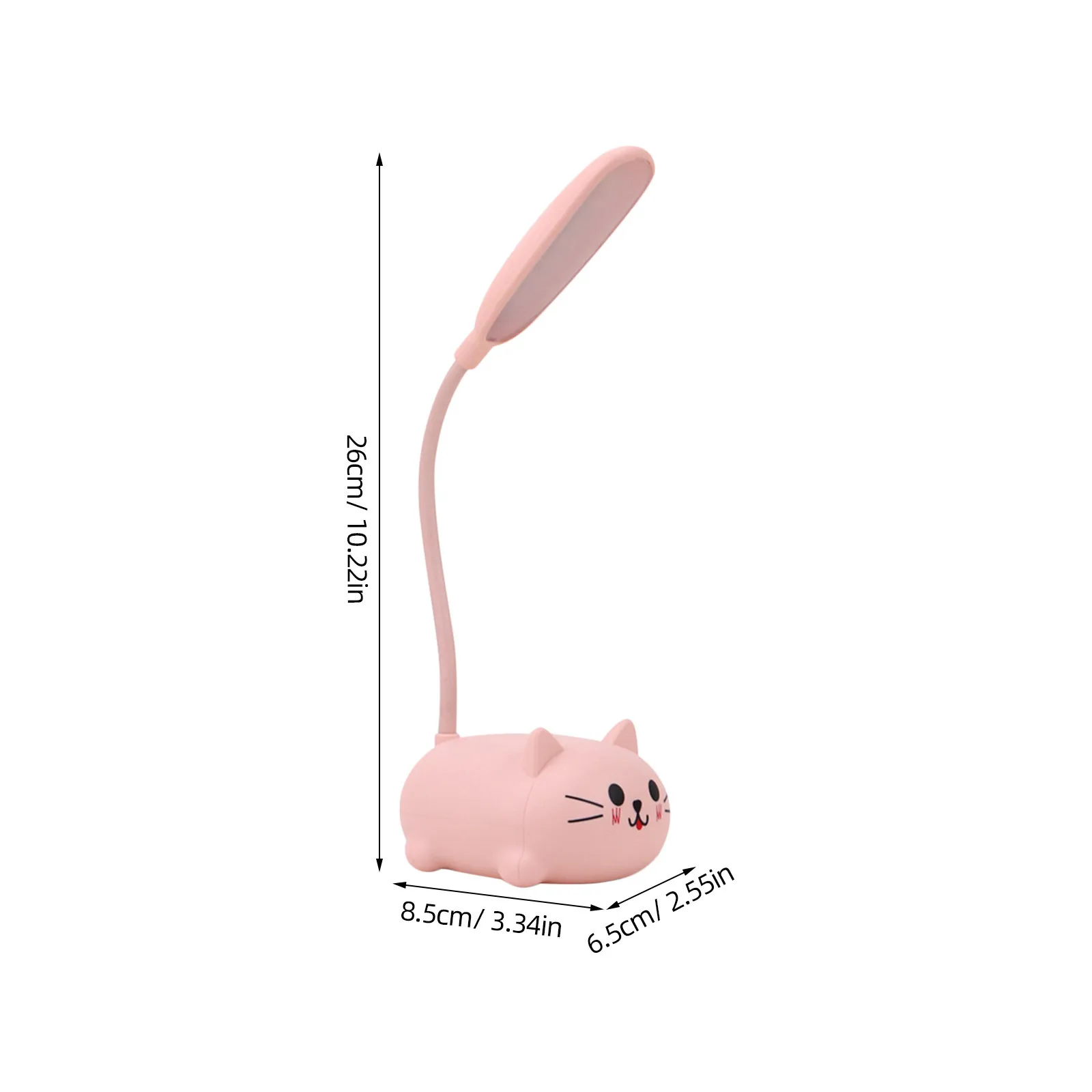 Cat Desk Kawaii Table Lamp For Usb Rechargeable Night Desk Accessories For Light Led Study Lamp