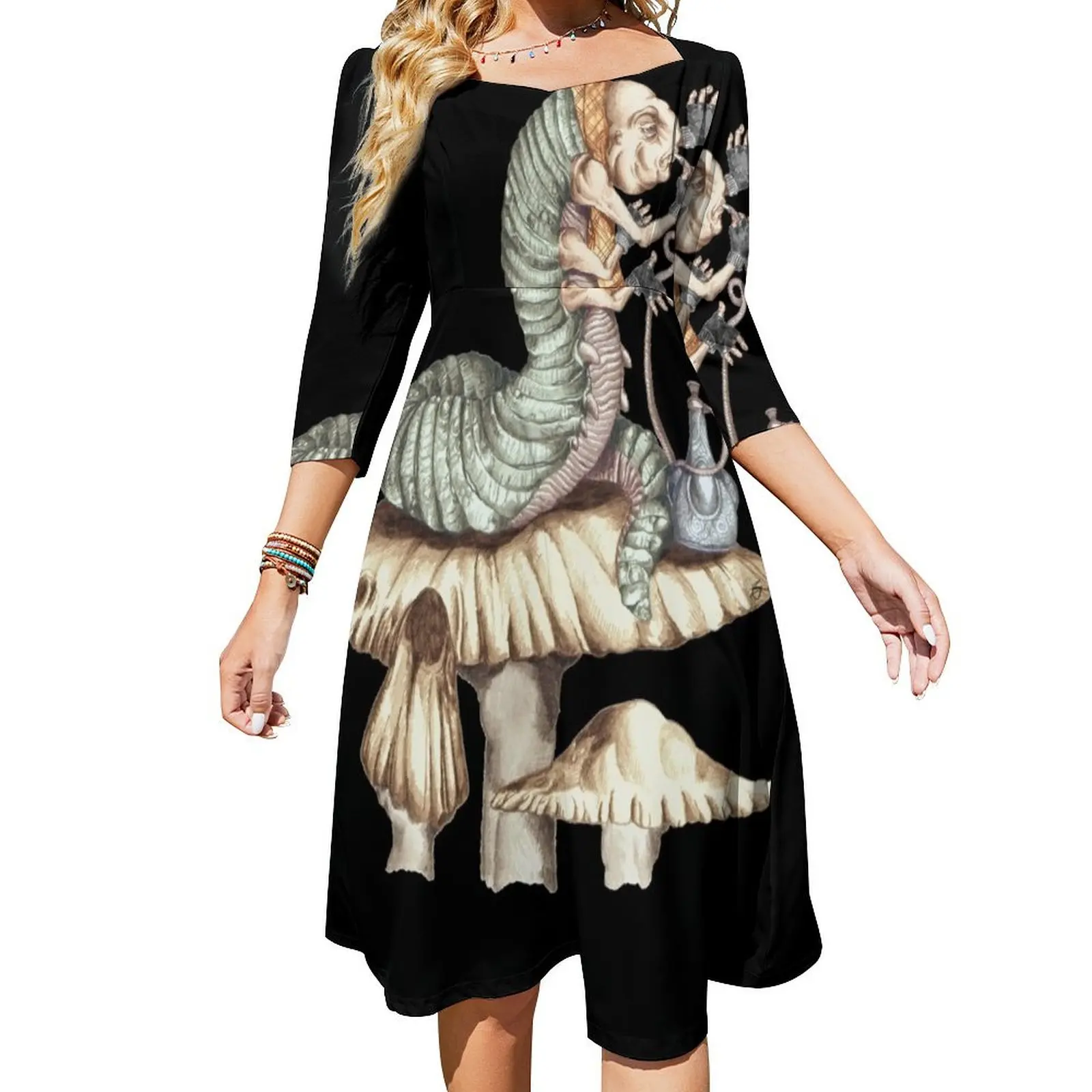 

Absolem Flare Dress long sleeve dress prom clothes Clothing