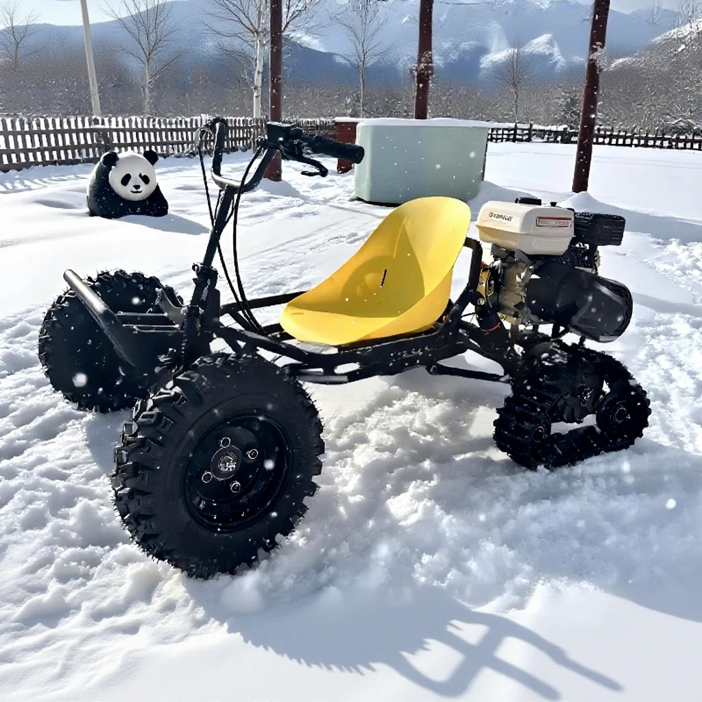 2026 Ice and Snow Version Tracked Sled Go-Kart Scenic Area Off-Road Entertainment Venue Snowmobilepromote sales