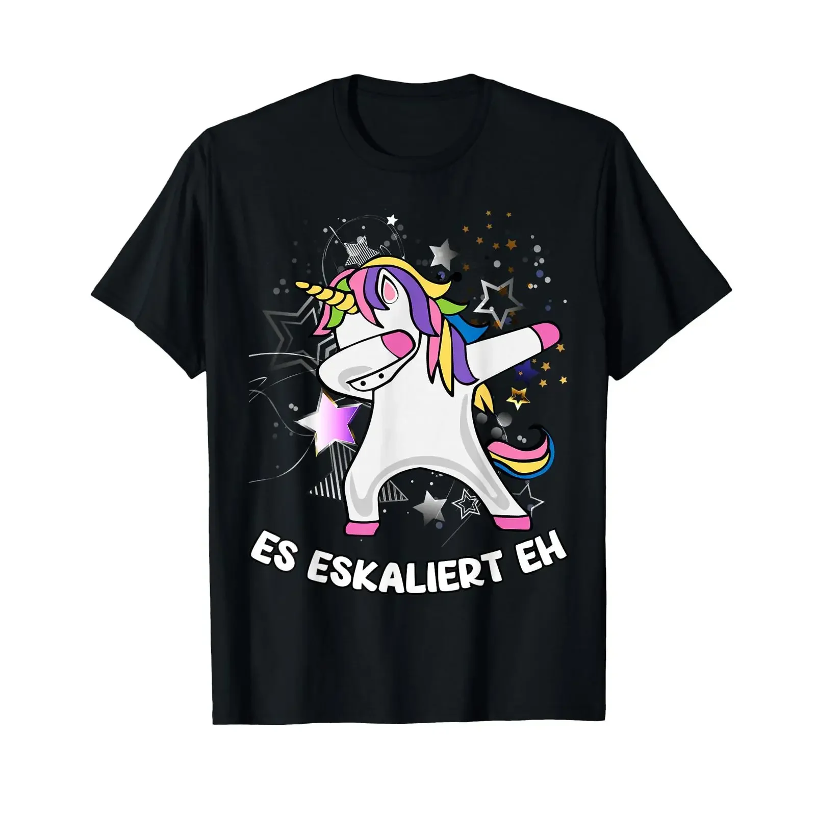 It's going to escalate anyway Dab Unicorn Dabbing Humor Party T Shirt vintage Washed graphic Stylish designer clothes