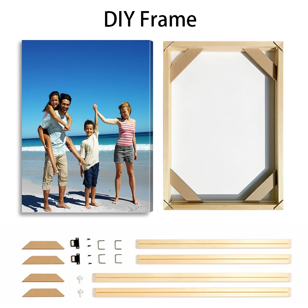 Custom Photo Canvas poster Home Decoration Print Your Photos on Canvas Custom Poster Plus Frame Art Photos, Pets, Canvas Paint