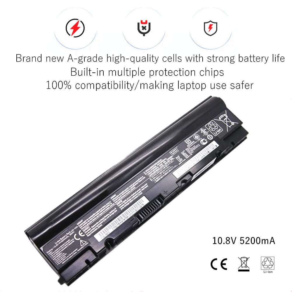 Laptop Battery A31-1025 A32-1025 For Asus For Eee PC 1025 1025C 1025CE 1225 1225B 1225C R052 R052C R052CE