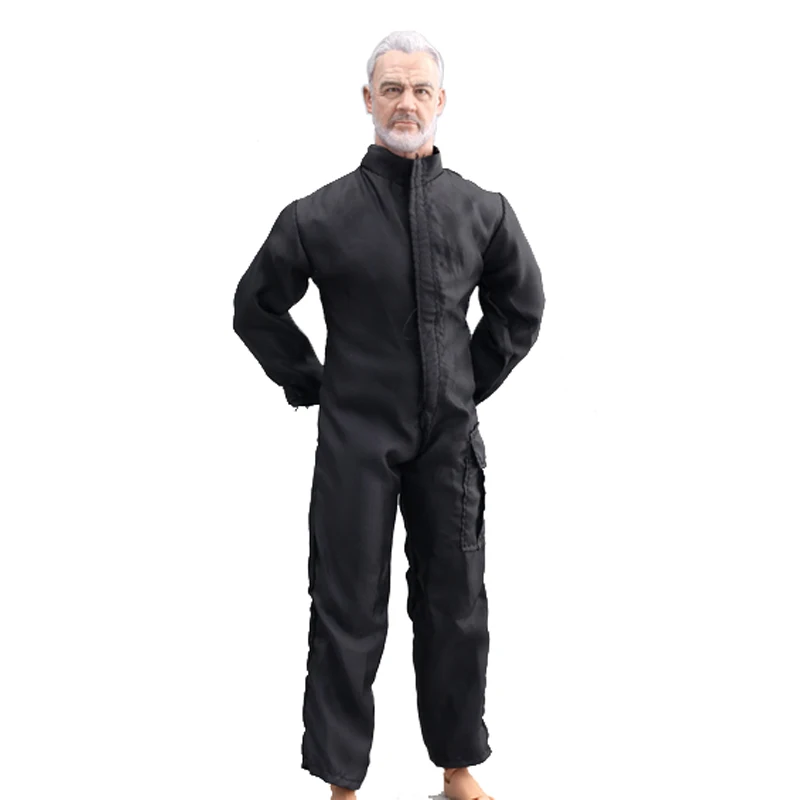 

[wamami] 1:6 Scale Action Figure Toy Black Body Jumpsuits/Tactical Clothes