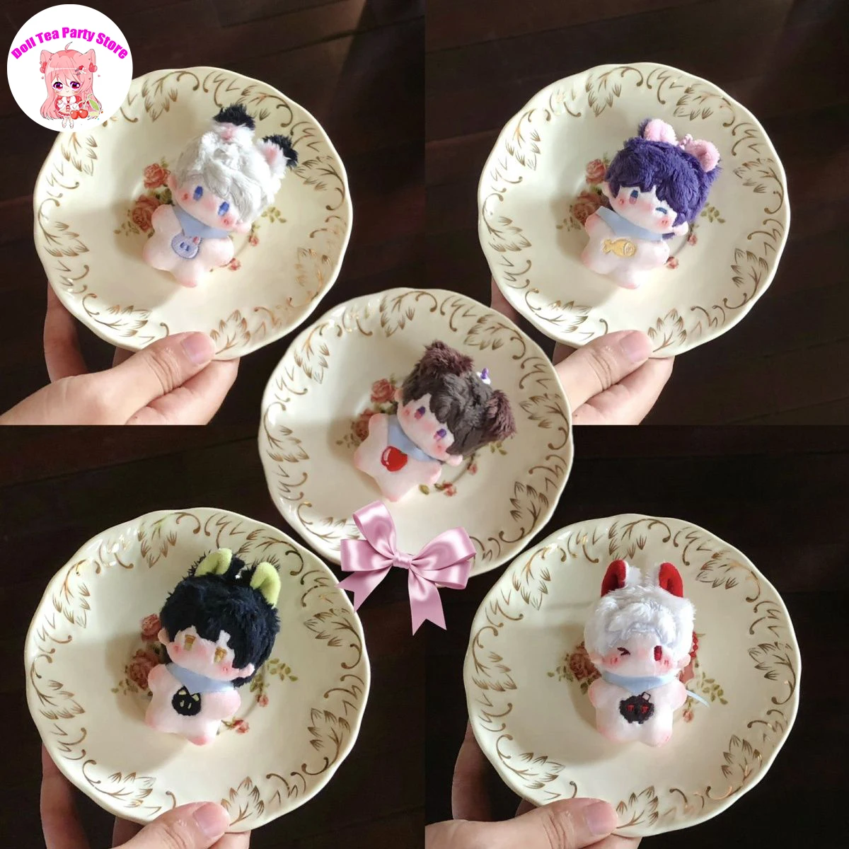 Game Love and deepspace Zayne Xavier Rafayel Sylus Caleb Cute 6cm Mini Plush Doll Anime Puppet Dango Toys Pendant Cosplay Gift