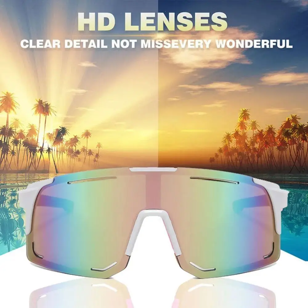 Polarized Cycling Sunglasses for Men and Women, UV Protection, Windproof Glasses, Road Riding, Bike Sport Eyewear