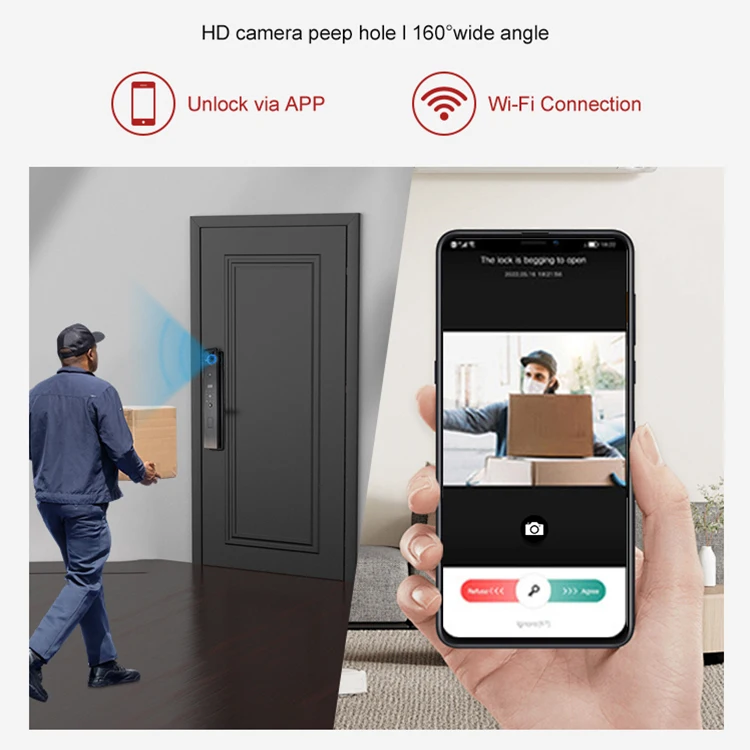 001 Hot Sale Tuya 3d Face Fingerprint Password Unlock Keyless Bedroom Digital Inteligente Water Proof Smart Door Lock