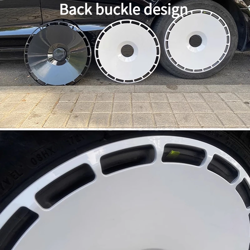 4PCS 19 Inch 20 Inch Wheel Caps For Tesla Model Y Vehicle Full Coverage Blade Wheel Cover Cap Automobile Replacement Accessories