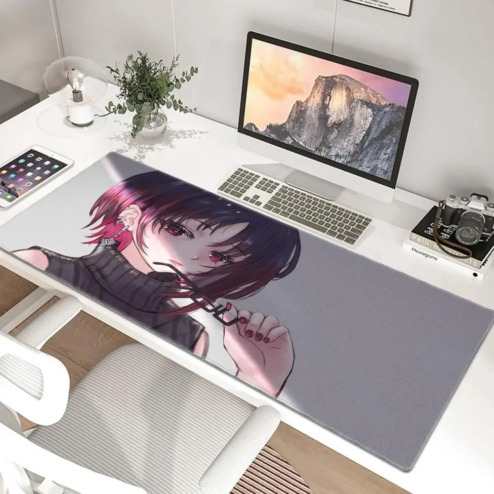 New VSPO Mouse Pad VTuber Virtual YouTuber Kisaragi Ren Mousepad Computer Keyboard XXL Pad Anime Pc Gaming Accessories Desk Mat