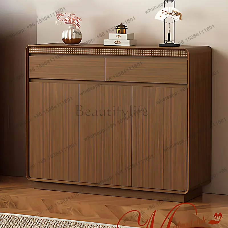 LD Disinfecting Vertical Shoe Cabinet Cleaner Slippers Wooden Tower Shoe Cabinet Shelves Mobile Archivadores Entrance