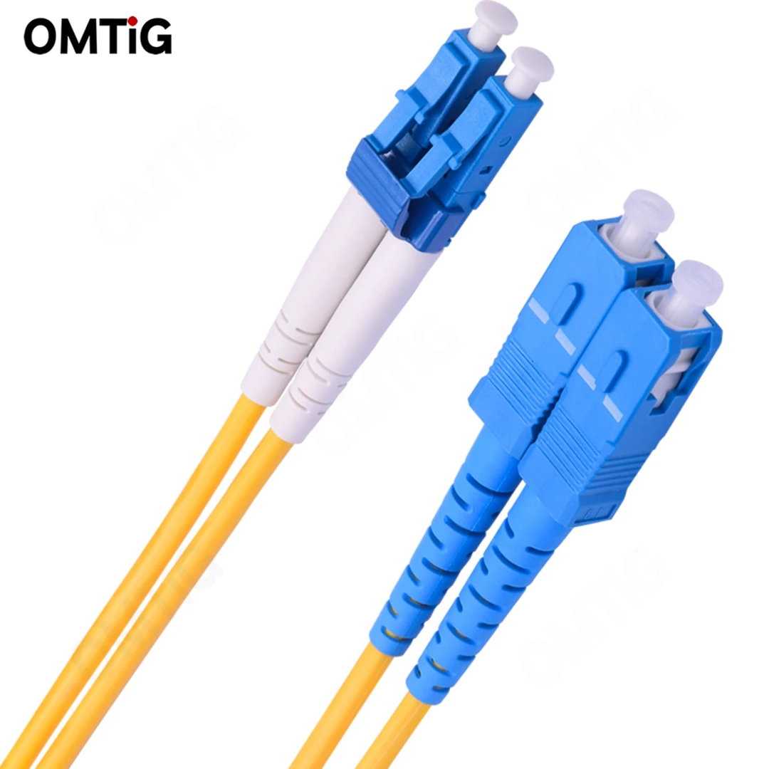 

Factory price 1m/3m/5m/10m LC/UPC-SC/UPC Singlemode SM Duplex Fiber Optical Jumper Fiber Optic Patch Cord Free Shipping