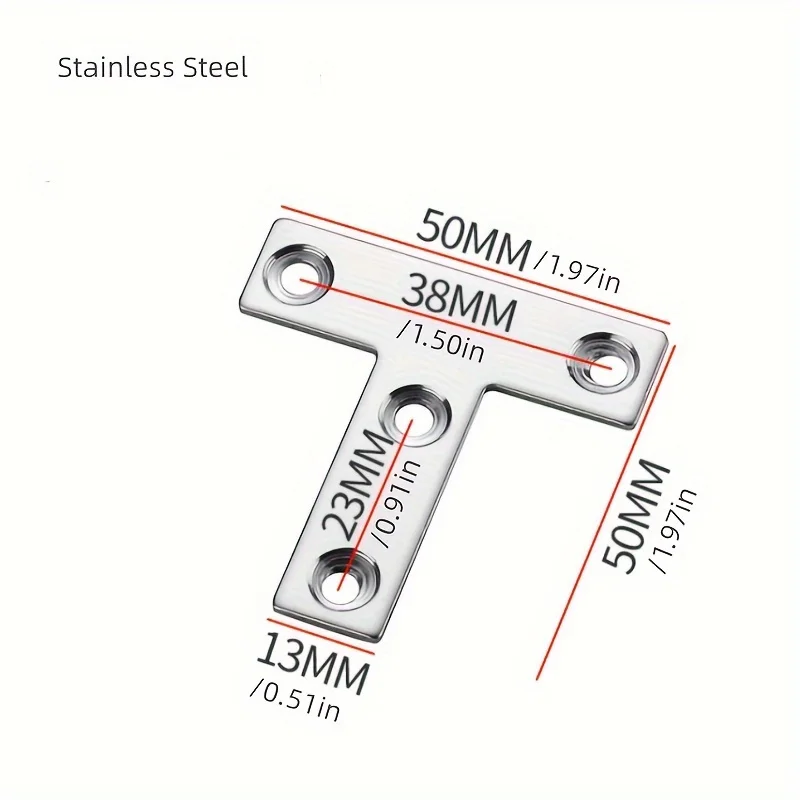 Angle fixing bracket, 90-degree angle support frame, flat T-shaped support frame