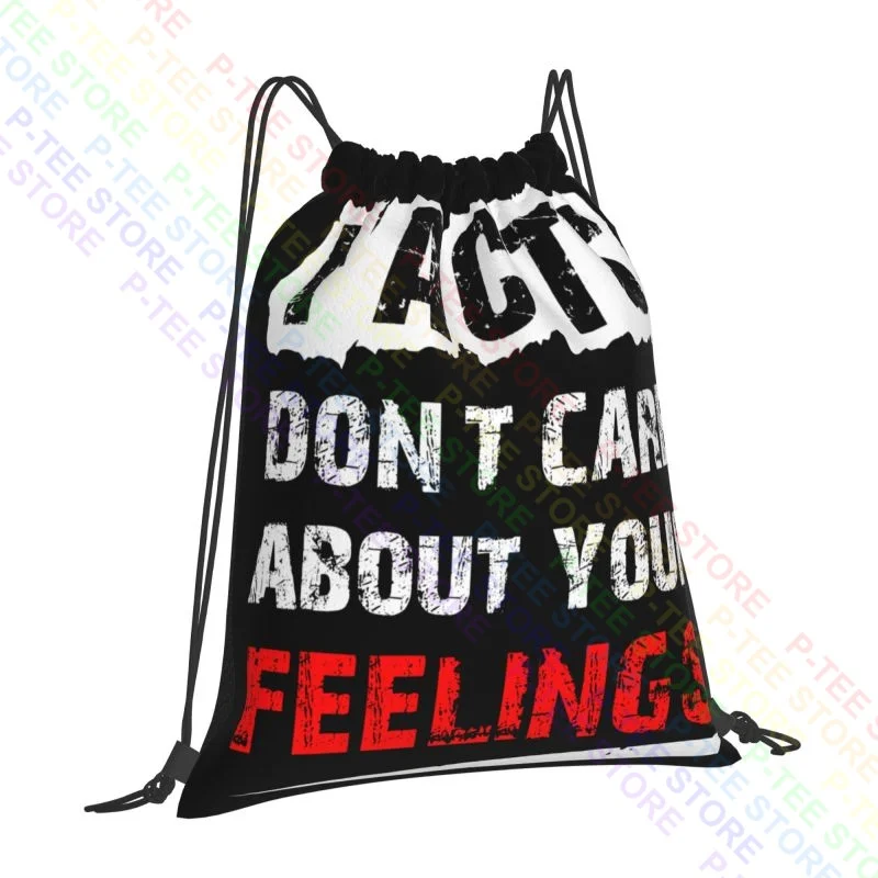 Facts Dont Care About Your Feelings Drawstring Bags Gym Bag Fashion Creative Gymnast Bag Outdoor Running