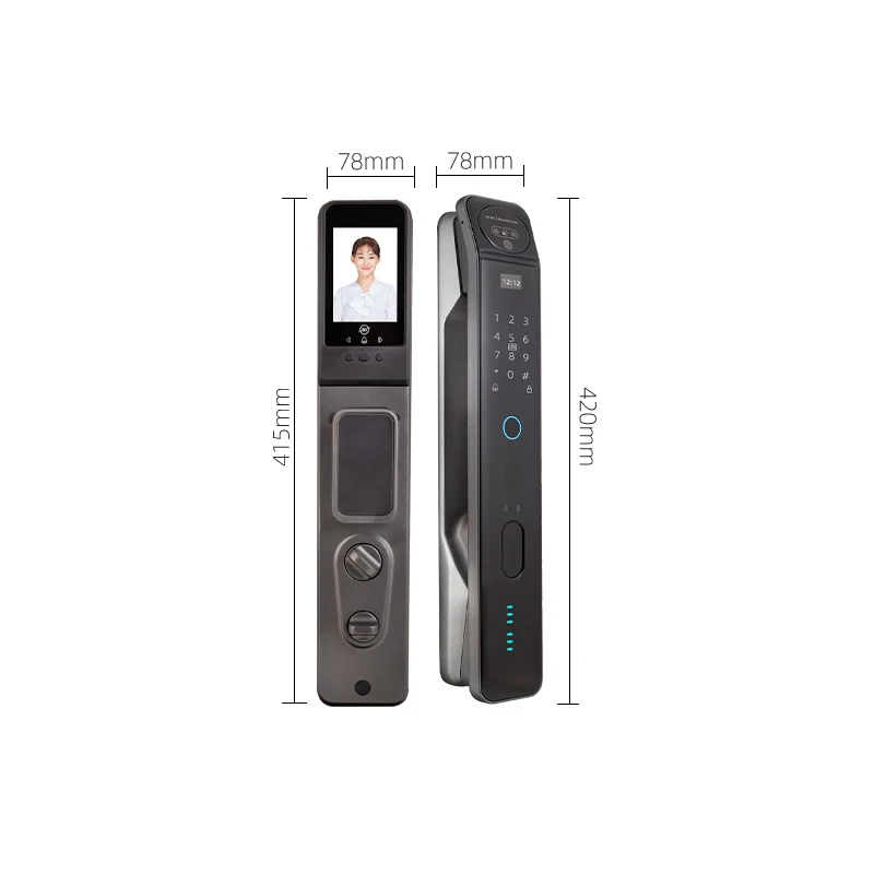 TuyaクラスCコアスマートロック 顔認証 パスワード 指紋認証アクセス WiFi ZigBee リモートアプリ制御