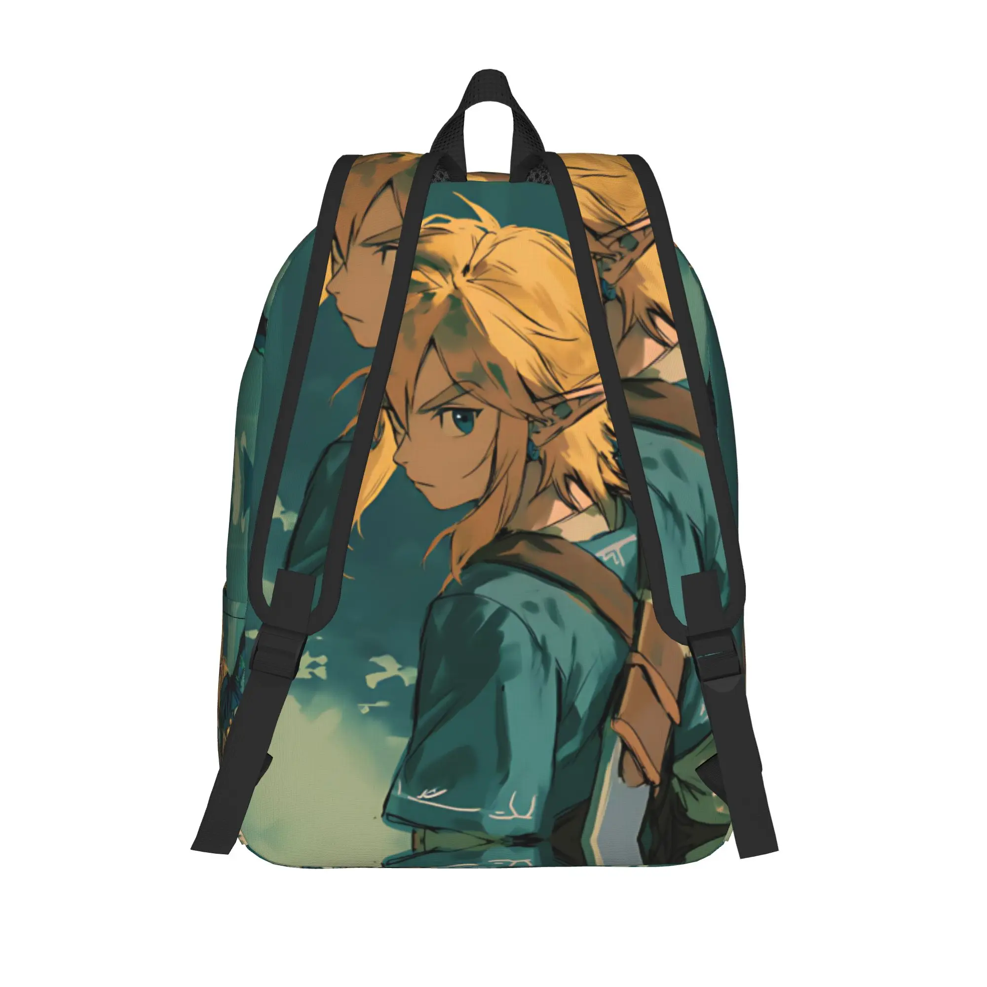 Fashion Z Zelda RPG Game Backpack  Mochilas Kawaii Hiking Sturdy Shoulder Rucksack