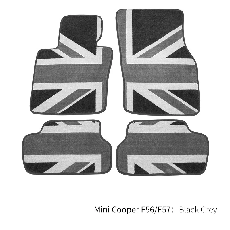 Nylon auto vloermatten voor Mini Cooper F54 F55 F56 F57 F60 R50 R52 R53 R55 R56 R60 kofferbakmat antislip tapijt vloerbeschermer