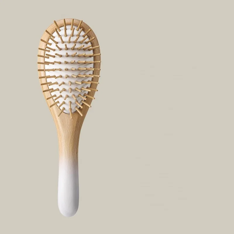 

Elastic Airbag Scalp Massage Comb Hair Smoothing Nourishing Comb Volume Top Comb Luxury Holiday Gift Wooden Air Cushion Comb