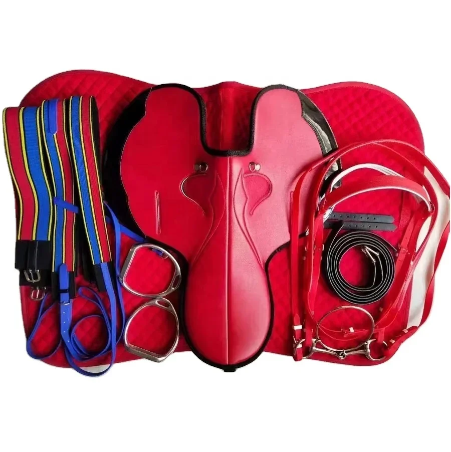 Racing Saddle Kit for Exercise Training, Equestrian Equipment, Horse Racing Saddle Set, Stock New Arrival