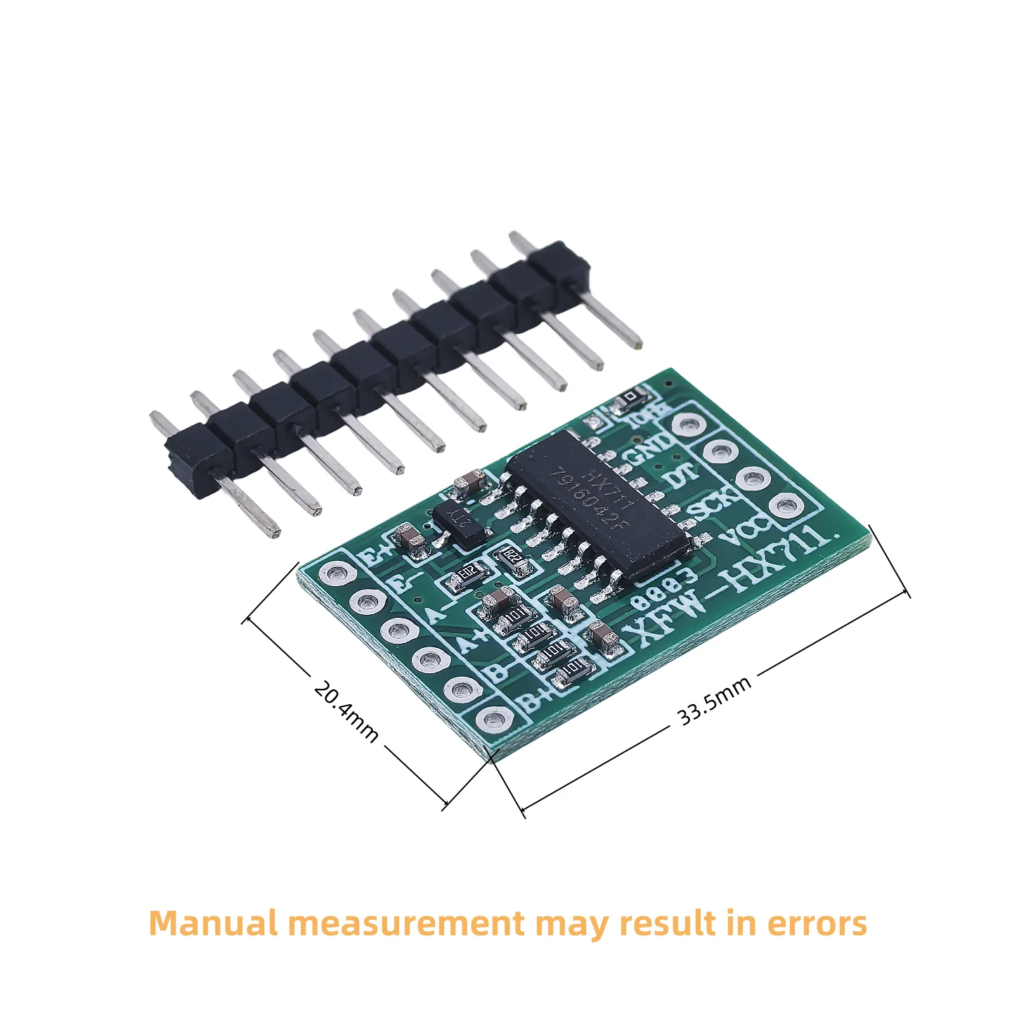 HX711 AD serial port module single-chip electronic scale weighing sensor 24-bit precision pressure sensor
