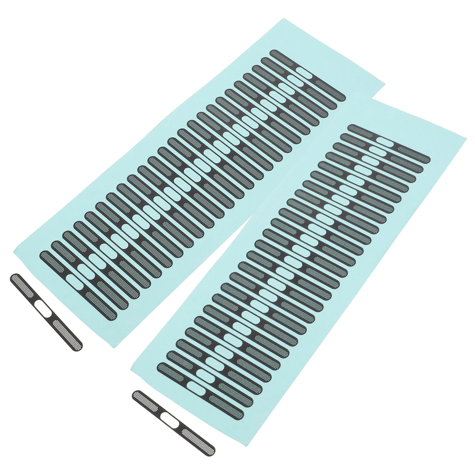 

50Pcs Phone Speaker Mesh Dustproof Sticker Self-Adhesive Protector Dust Cover Compatible with Iphone12 to