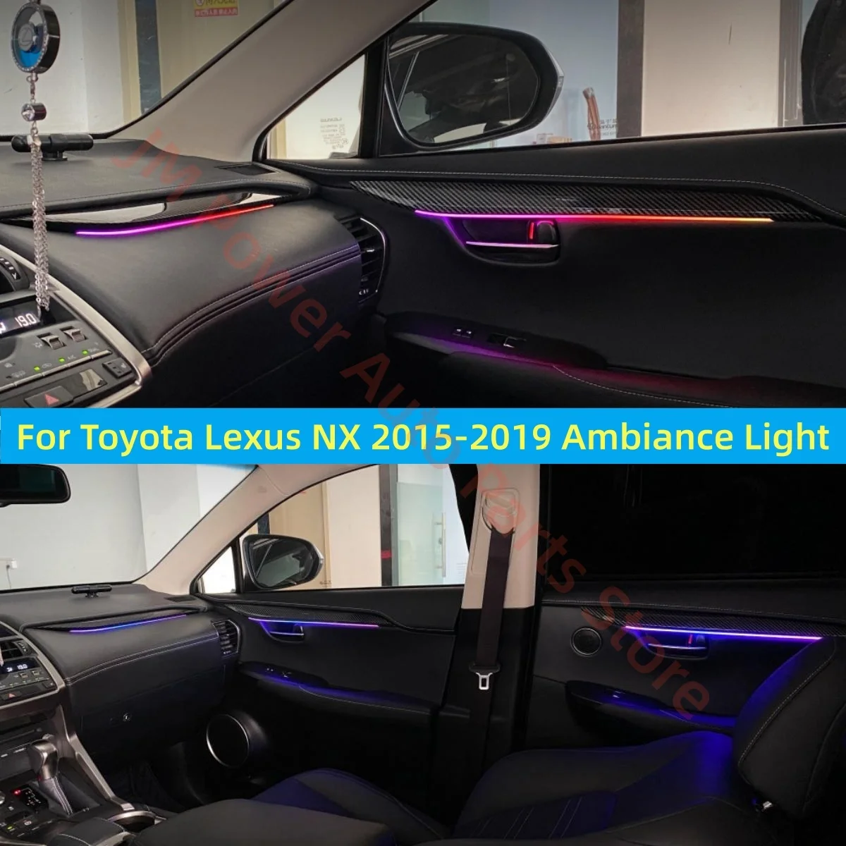 LED Ambient Light For Lexus NX 2015-2019 Car Interior lighting Upgrade Screen &APP control car accessories Atmosphere lamp new