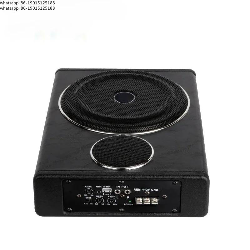 8 Inch Bluetooth Active Ultra Thin Car Audio Car Subwoofer High Power Tube Seat Speaker High Power Bluetooth Speaker