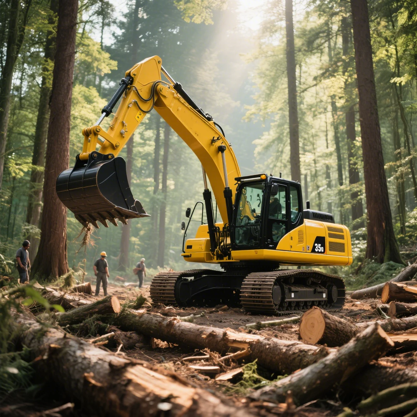 

Bestselling medium-sized excavator with a capacity of 3.5 tons and deeper digging power for sale